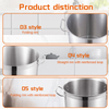 Wholesale Large Capacity Stainless Steel Kitchen Stock Pot