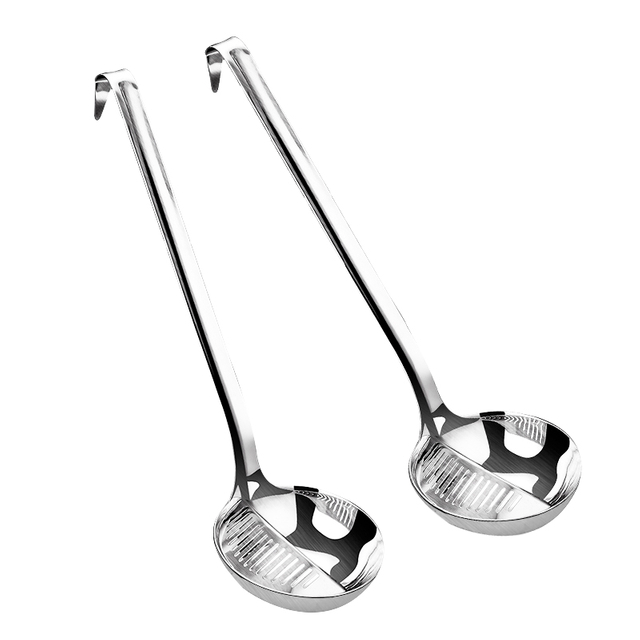 DaoSheng Stainless Steel Grease Strainer Skimmer Spoon