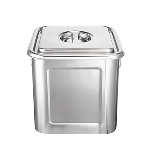 DaoSheng Stainless Steel Square Stock Pot Barrel