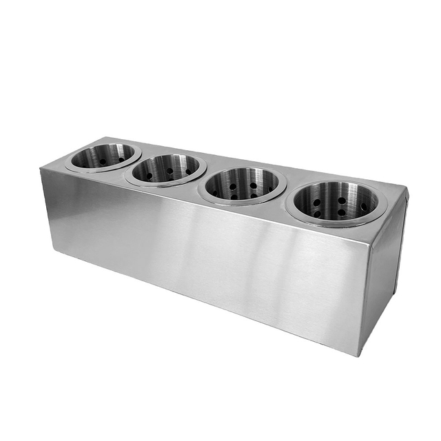 DaoSheng Stainless Steel Cylinder Flatware Holder