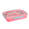 DaoSheng Pink School 3 Grids Lunch Box 