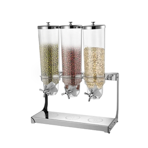 DaoSheng 3.5L*3 Snack Dispenser for Oatmeal Coffee Bean Nuts