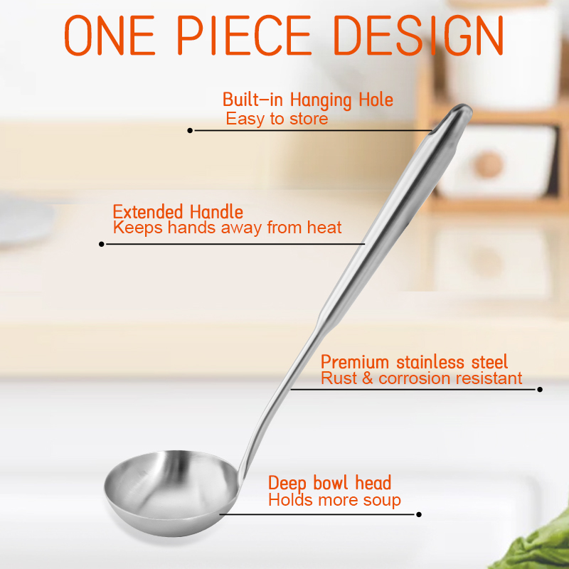 DaoSheng Kitchen Metal Cooking Ladle