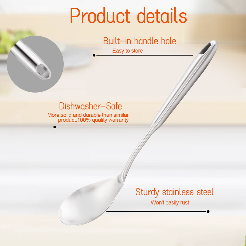 DaoSheng 33cm 18/10 Stainless Steel Rice Scooper