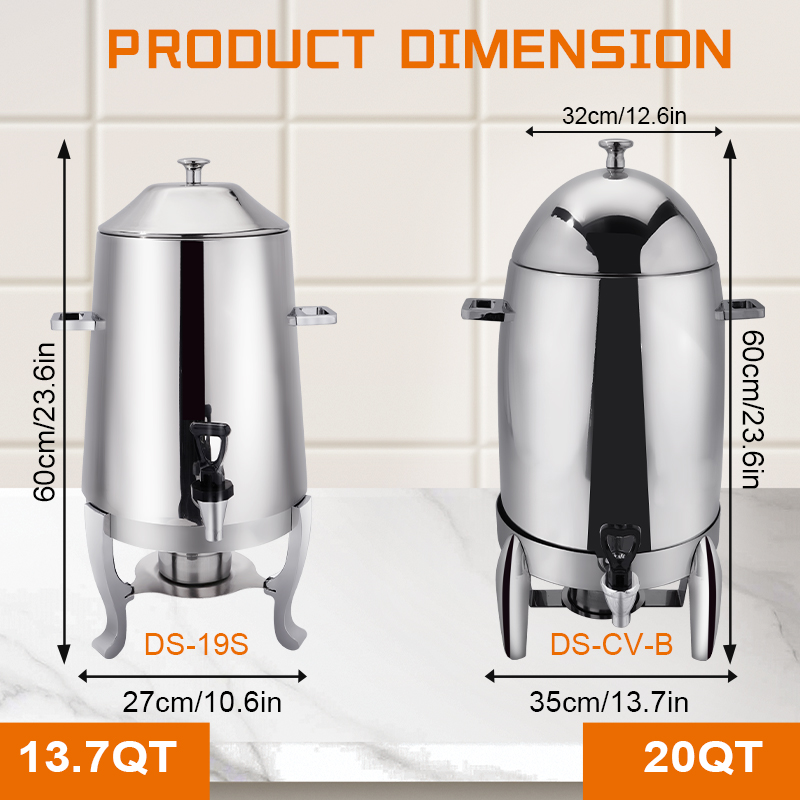 DaoSheng 13L 19L Beverage Dispensers with Fuel Holder