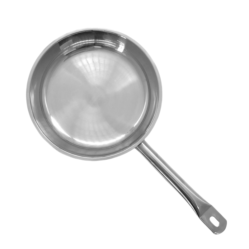 DaoSheng Round Uncoated 3 Layers Stainless Steel Pans