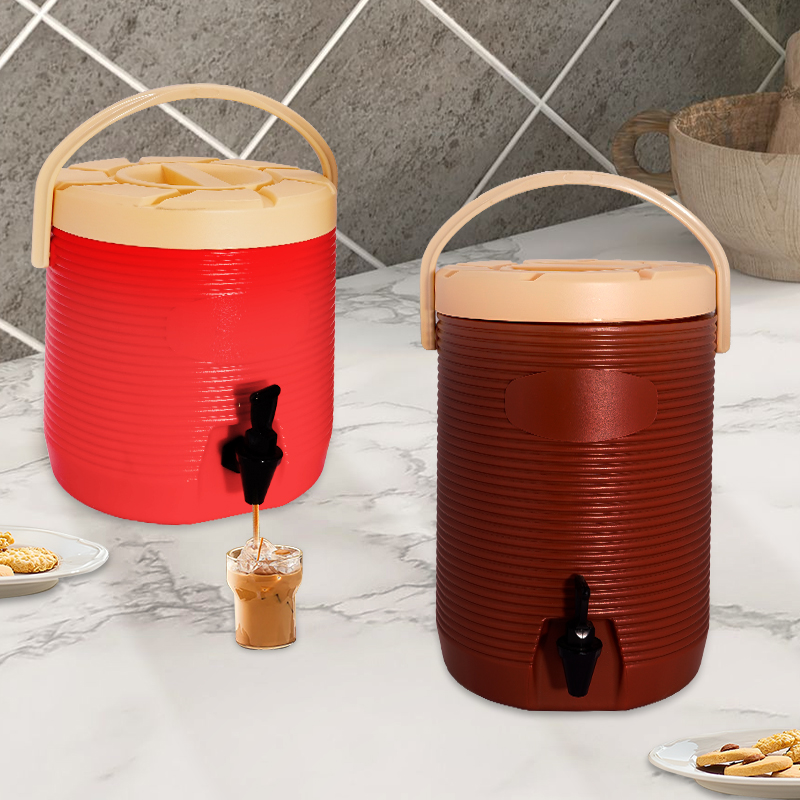 DaoSheng Red 13L Insulated Milk Tea Barrel